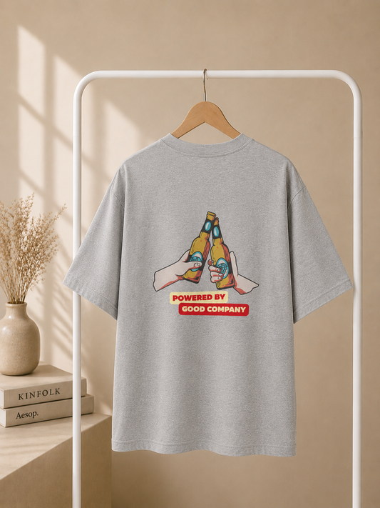 Back Printed Oversized T-Shirt