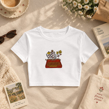 Typewriter Baby Tee