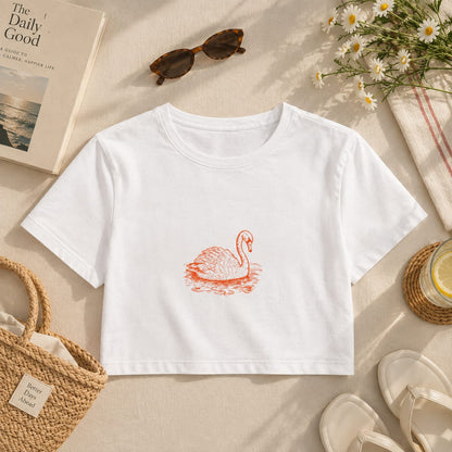 Swan Baby Tee